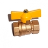 Кран шаровый газ. 1/2" в асс.